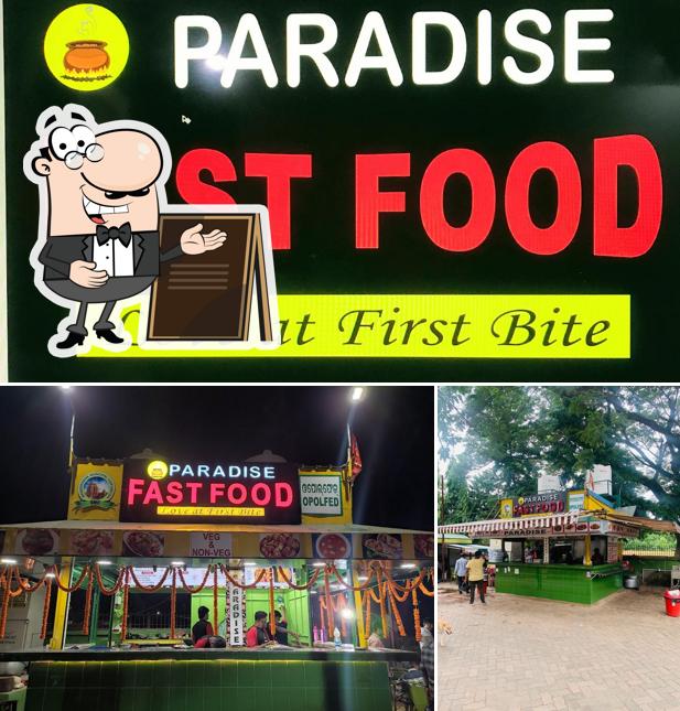 Check out how Paradise fastfood looks outside