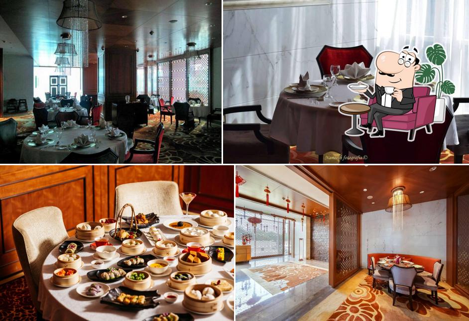 Take a seat at one of the tables at Shang Palace