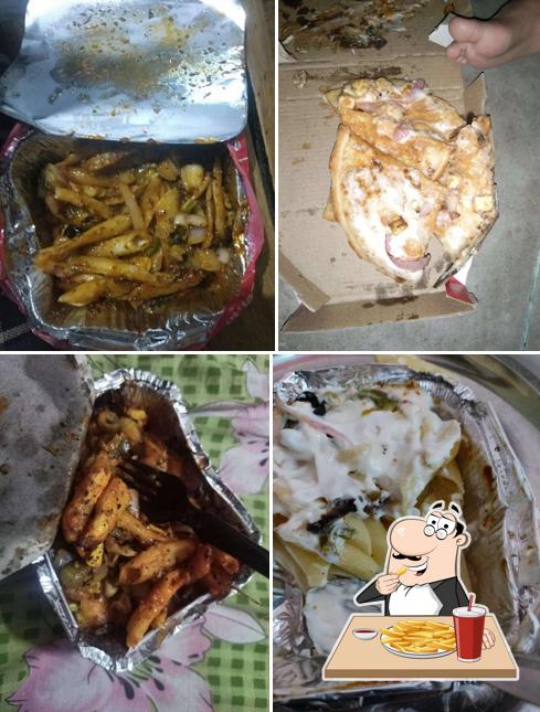 Taste French fries at Pizza King