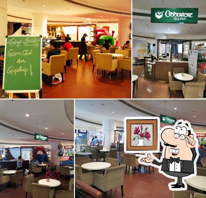 The interior of Goodrick Tea Pot