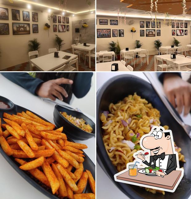 Among various things one can find food and interior at Shree Shailam Cafe