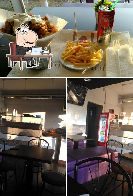 La immagine di interni e cibo da Zara Bella Kebab