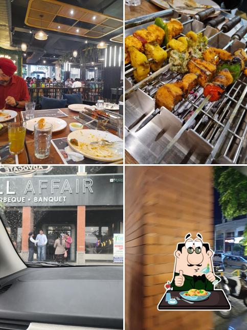 The restaurant's food and exterior