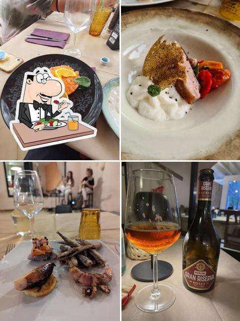 Platti al Ristorante dal capitano