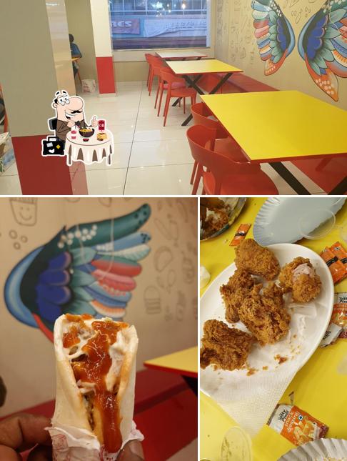 This is the image showing food and interior at AFC American Fried Chicken, Kannapuram