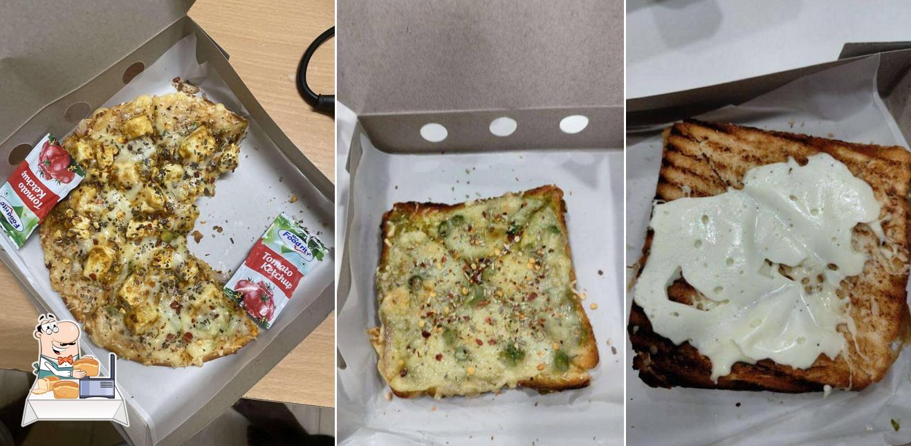 Garlic bread at Cafe Finale