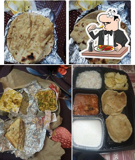 Check out the picture depicting food and interior at DB Food Adda