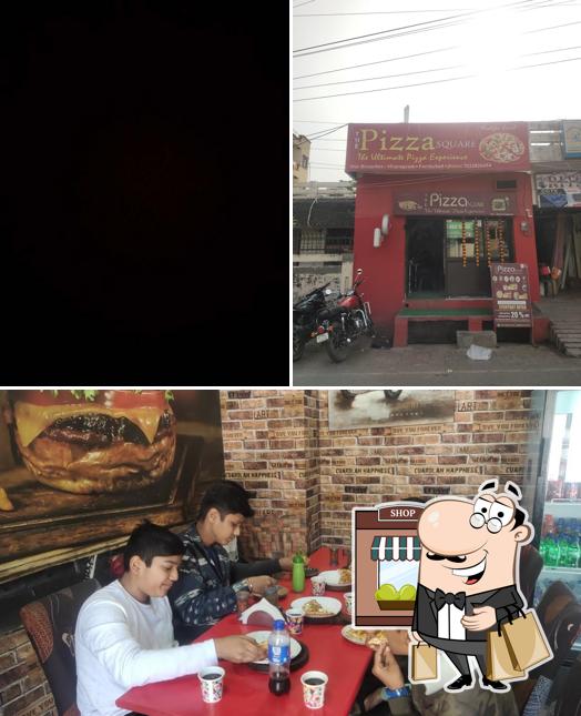 The restaurant's exterior and interior