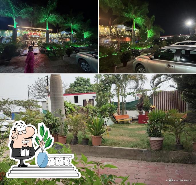 Enjoy the view at the outside area of Hotel Matoshree Family Restaurant