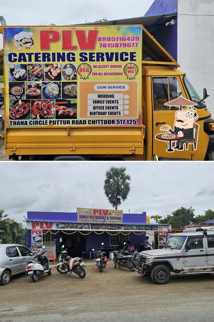 The exterior of PLV Family Restaurant & Catering