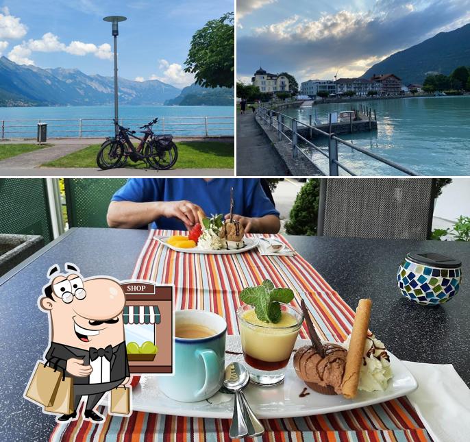 Guarda la foto che mostra la esterno e cibo di Seerestaurant La Gare