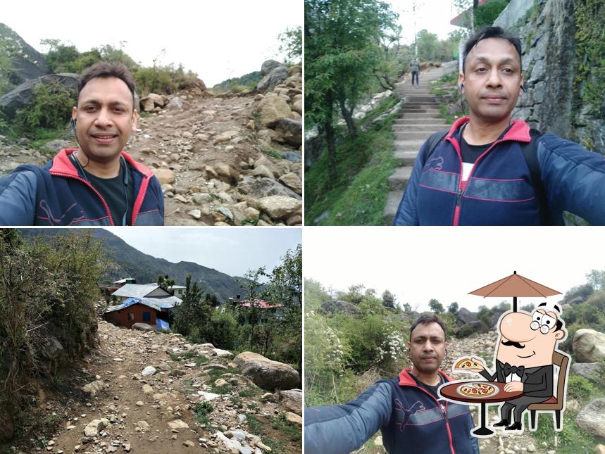 You can get some fresh air at the outside area of Dudu Welcome Cafe