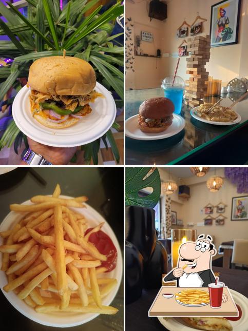 French fries at Maha Belly cafe