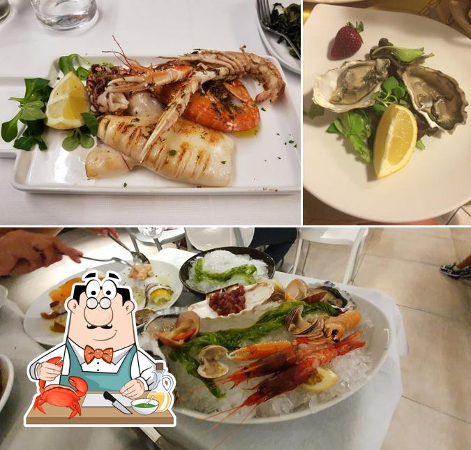 Prenditi la cucina di mare a Hotel Ristorante Centosedici