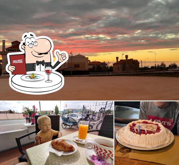 Bar Zanella Lauro pasticceria si caratterizza per la cibo e esterno