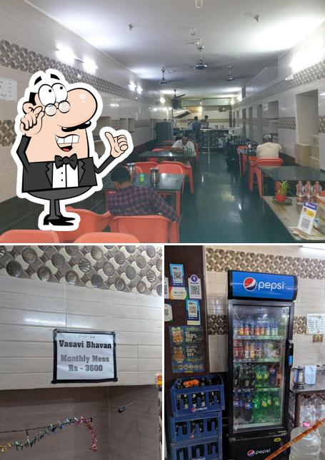 The interior of VASAVI BHAVAN HOTEL