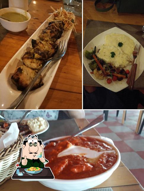 Food at Deja Blue Resort