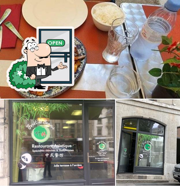 Gli esterni di Forêt de bambous