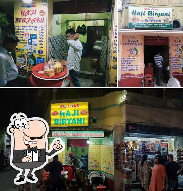 The exterior of Haji Biryani