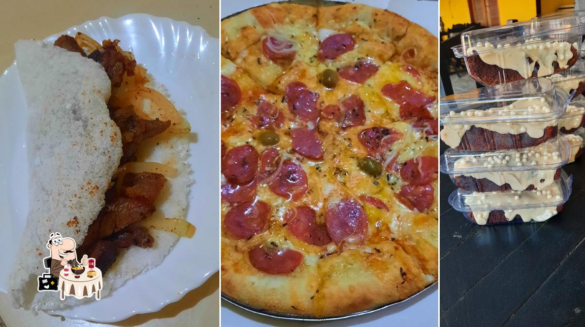 Comida em Pizzaria Delicias da Helen