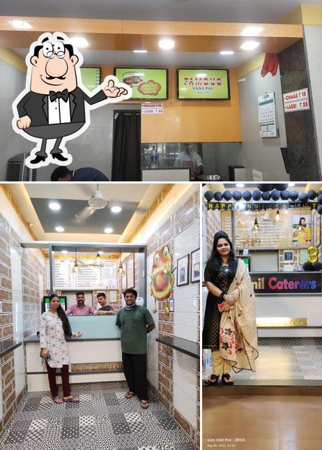 The interior of Anil Famous Vada pav