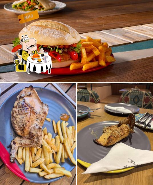 Pulled pork sandwich at Nando's- Flame Grilled PERi- PERi Chicken