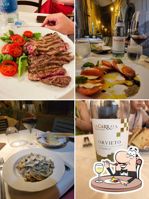 Platti al Trattoria la Grotta