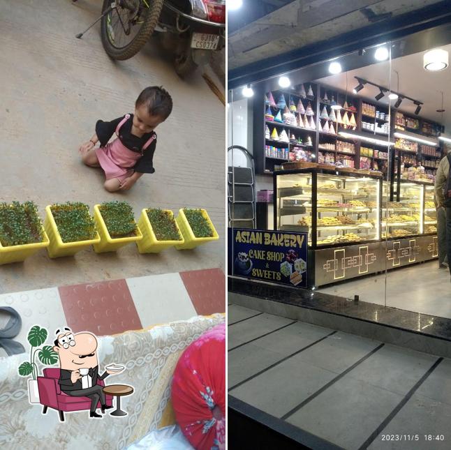 The interior of Asian Bakery