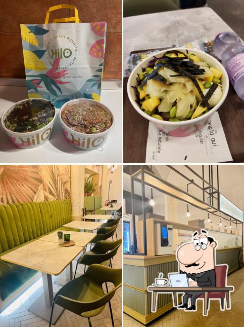 La foto della interni e cibo di Hilo Poke Street Food