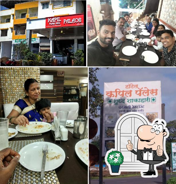 The exterior of Hotel Kapil Palace Veg AC