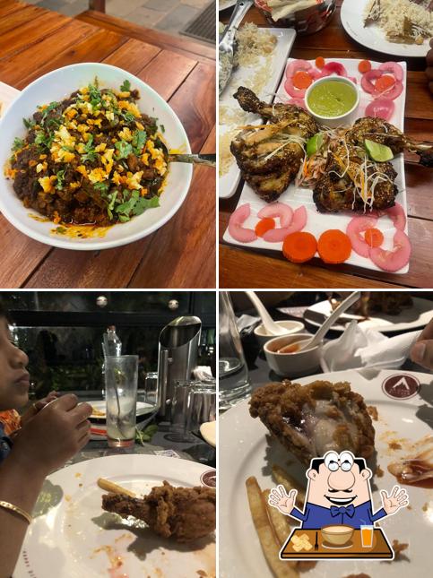 Food at La cave kitchen