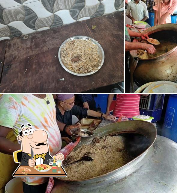 Food at Chand Biryani haleem college Chauraha