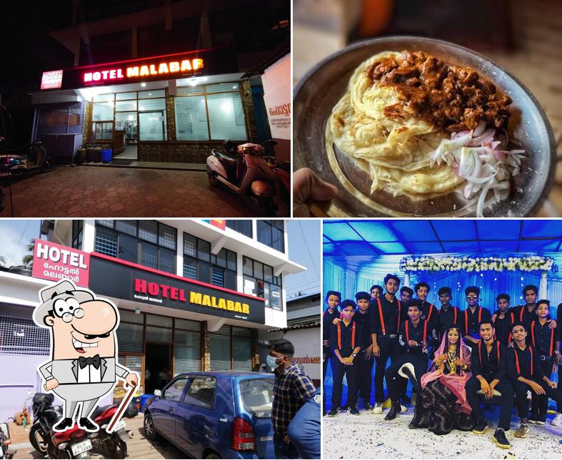 The exterior of Hotel Malabar Family restaurant