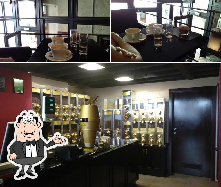 Gli interni di Cafetino