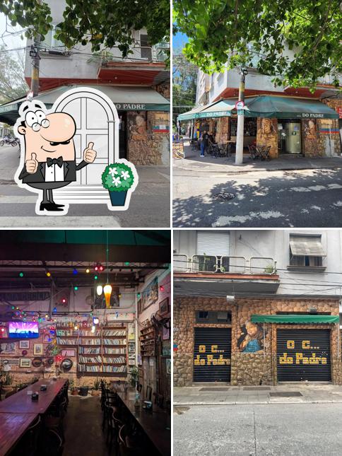 Você pode espairecer no exterior Bar das Batidas C do Padre