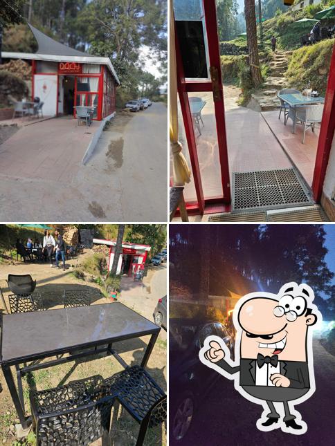 You can get some fresh air at the outside area of Dochi - Village Pizzeria & Coffee House - Kasauli