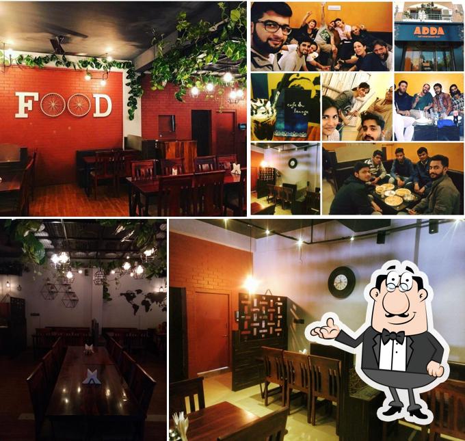 The interior of FOOD ADDA