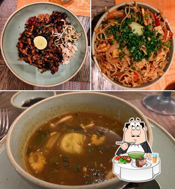 Hot and sour soup at Vintage Asia