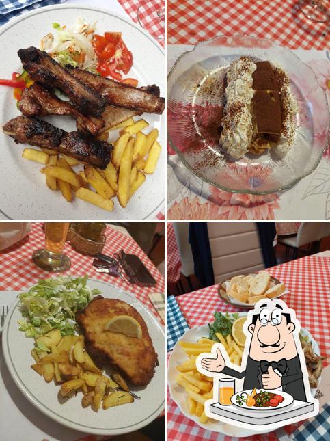 Cibo al Ristorante La Santa