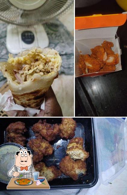 Chicken wings at Rolls King