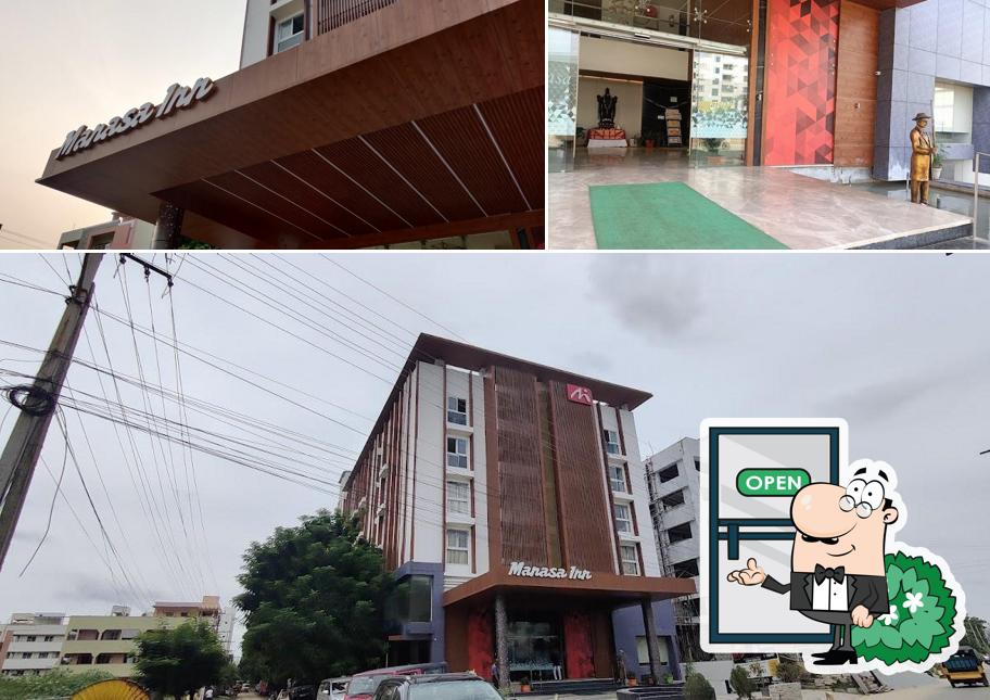 You can get some fresh air outside Manasa Inn