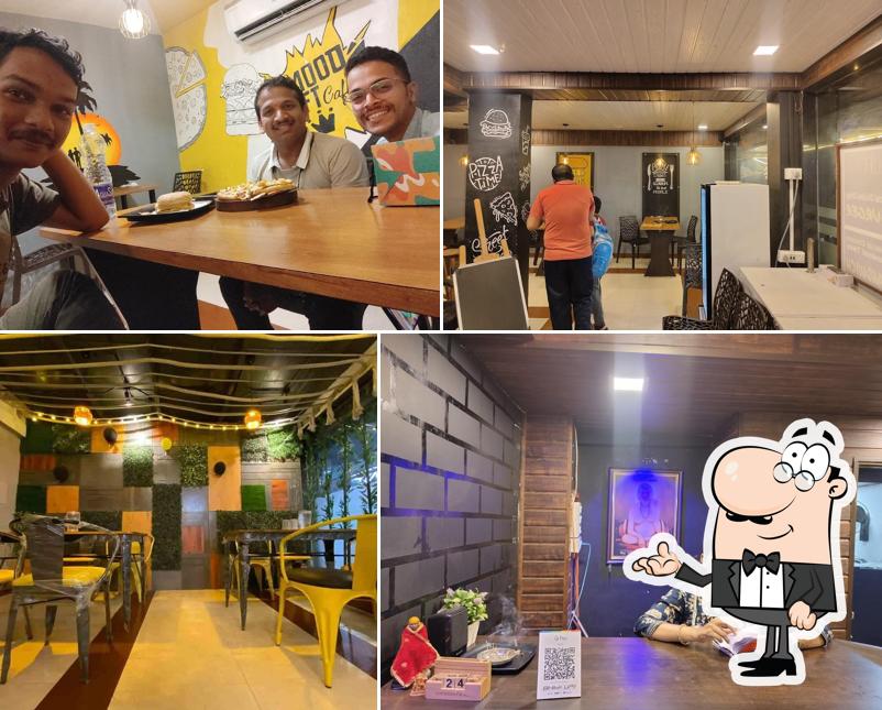 The interior of Big Bite Restaurant Mahad