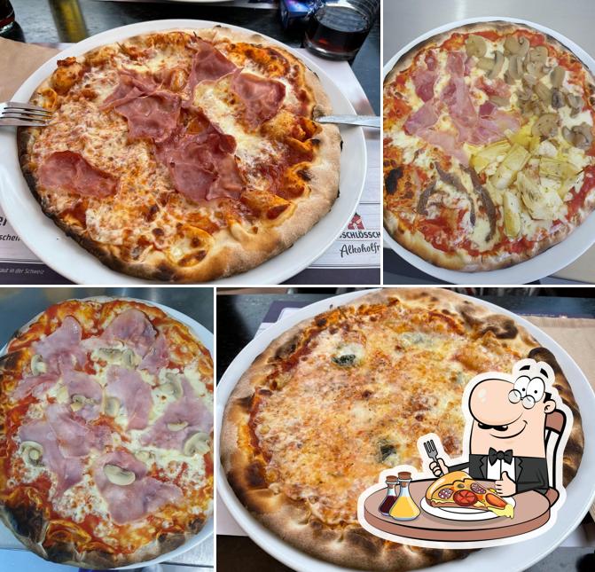 A Ristorante Pensione Chalet Stazione, puoi goderti una bella pizza