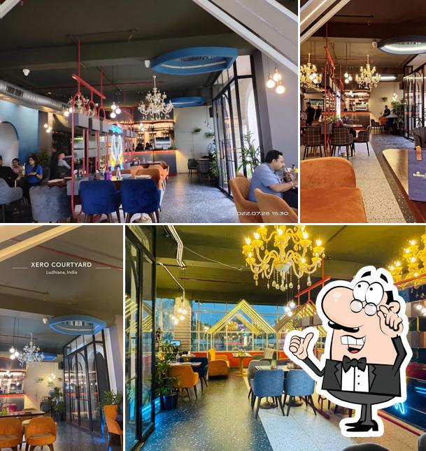 The interior of Xero Courtyard