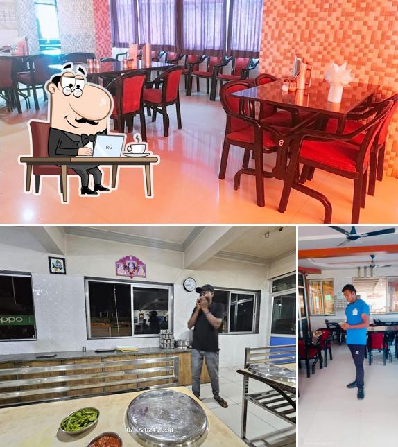 The interior of Akshar Restaurant Best Gujarati Food Restaurant In Amreli Punjabi Food Restaurant In Amreli