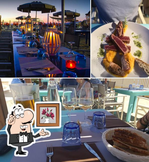 Gli interni di Bagno Ristorante Florida Viareggio