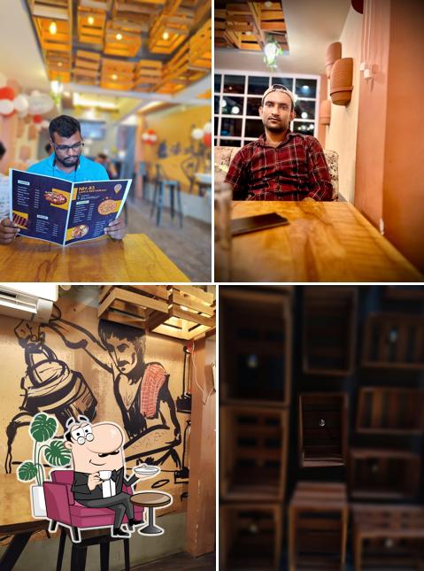 The interior of NH83 Cafe and Restaurant Masaurhi