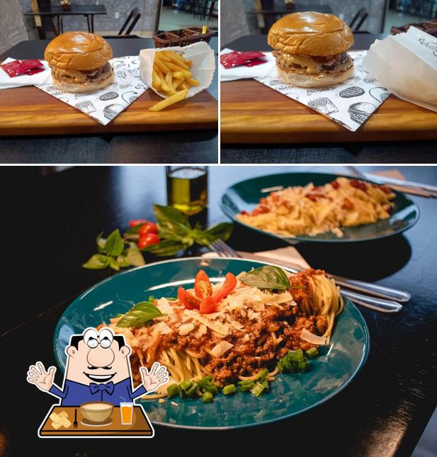 Platos en Jota pizza