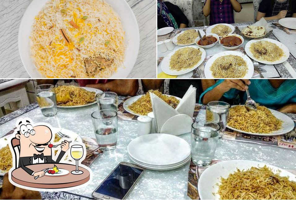 Check out the image showing food and interior at A1 Haji Restaurant