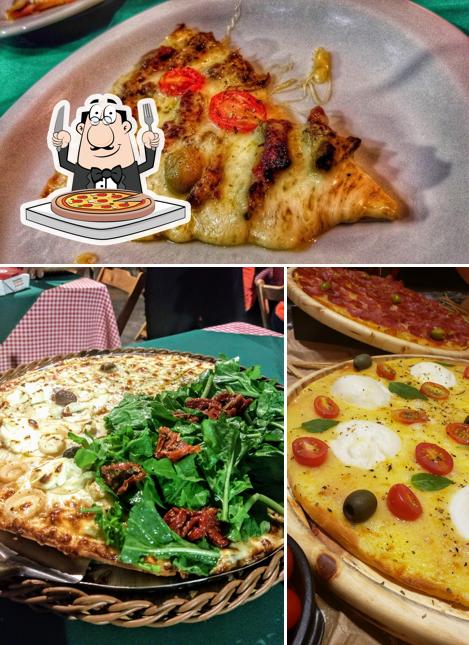 Escolha pizza no Pedaço da Pizza